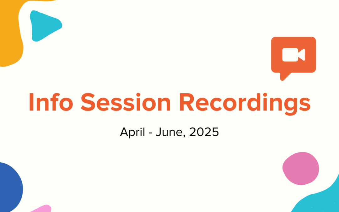 Our spring Best Starts playlist: rewatch info sessions for opportunities releasing in April – June, 2025